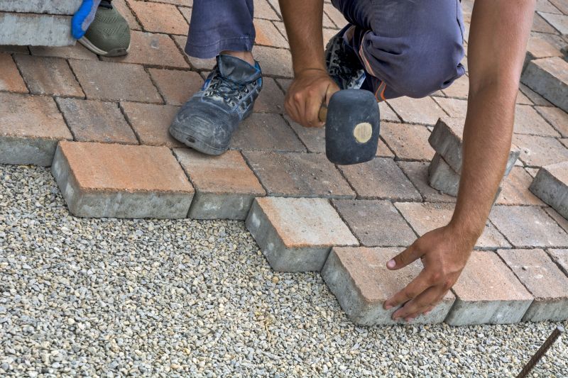 Brick Hardscaping Installation detail