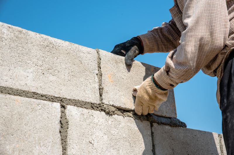 Cinder Block Wall Repair detail