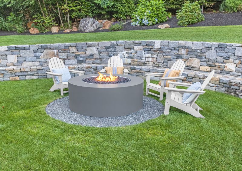 Rock Wall Landscaping detail